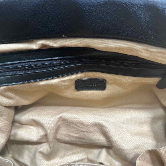 EUC - Miche Oakley Prima Shell Bag Silver Vegan Leather handles & carabiners - Picture 9 of 13